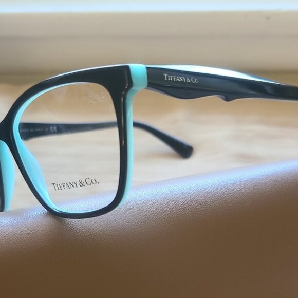 NEW & AUTHENTIC EYEGLASSES TIFFANY & CO  MODEL T2175, 54-16-140 , BLACK-BLUE - Picture 4 of 4